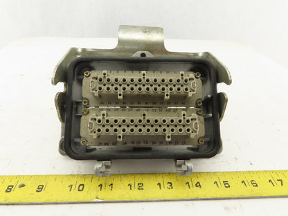 Lapp H-BE24BS Epic 400V 6kV 48 Pin Total Female Lever Lock Panel Mount Plug