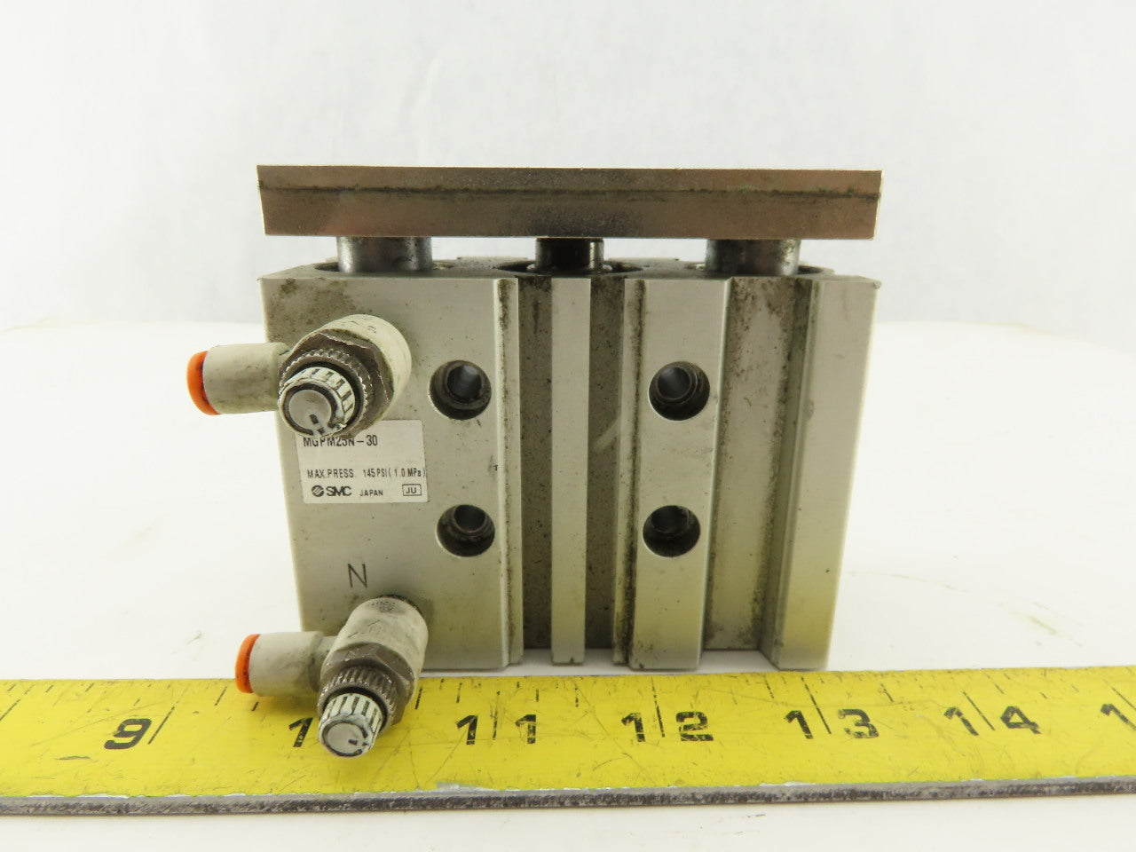 SMC MGPM25N-30 25mm Bore 30mm Stroke Compact Guided Cylinder 145 PSI