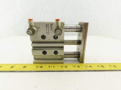 SMC MGPM25N-30 25mm Bore 30mm Stroke Compact Guided Cylinder 145 PSI