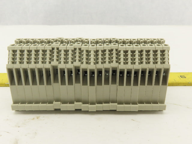WEIDMULLER  WK 2.5/U 600V 24-12 AWG Single Pole Electrical Terminal Block Lot/22