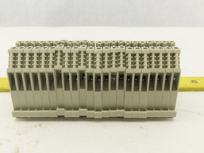 WEIDMULLER  WK 2.5/U 600V 24-12 AWG Single Pole Electrical Terminal Block Lot/22
