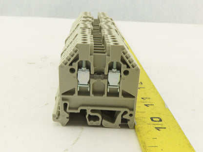 WEIDMULLER  WK 2.5/U 600V 24-12 AWG Single Pole Electrical Terminal Block Lot/22