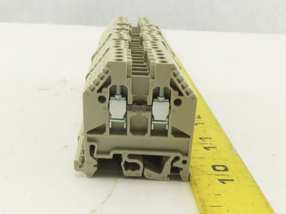 WEIDMULLER  WK 2.5/U 600V 24-12 AWG Single Pole Electrical Terminal Block Lot/22