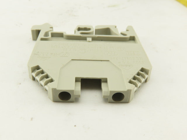 WEIDMULLER  WK 2.5/U 600V 24-12 AWG Single Pole Electrical Terminal Block Lot/22