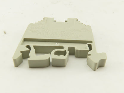 WEIDMULLER  WK 2.5/U 600V 24-12 AWG Single Pole Electrical Terminal Block Lot/22