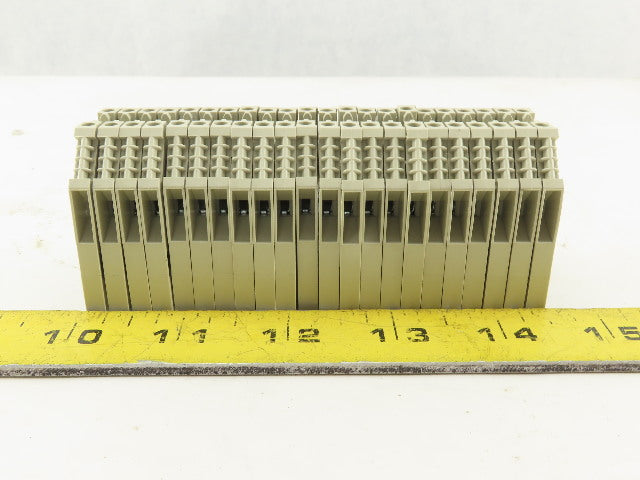 WEIDMULLER  WK 2.5/U 600V 24-12 AWG Single Pole Electrical Terminal Block Lot/22