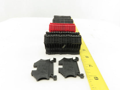 EURO 2.5 750V 12-24AWG Single Pole Electrical Terminal Block Lot/62