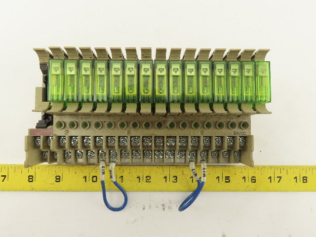 Omron G7TC-ID16 250V MAX Input Relay Module 24VDC Output W/ 15 Relays