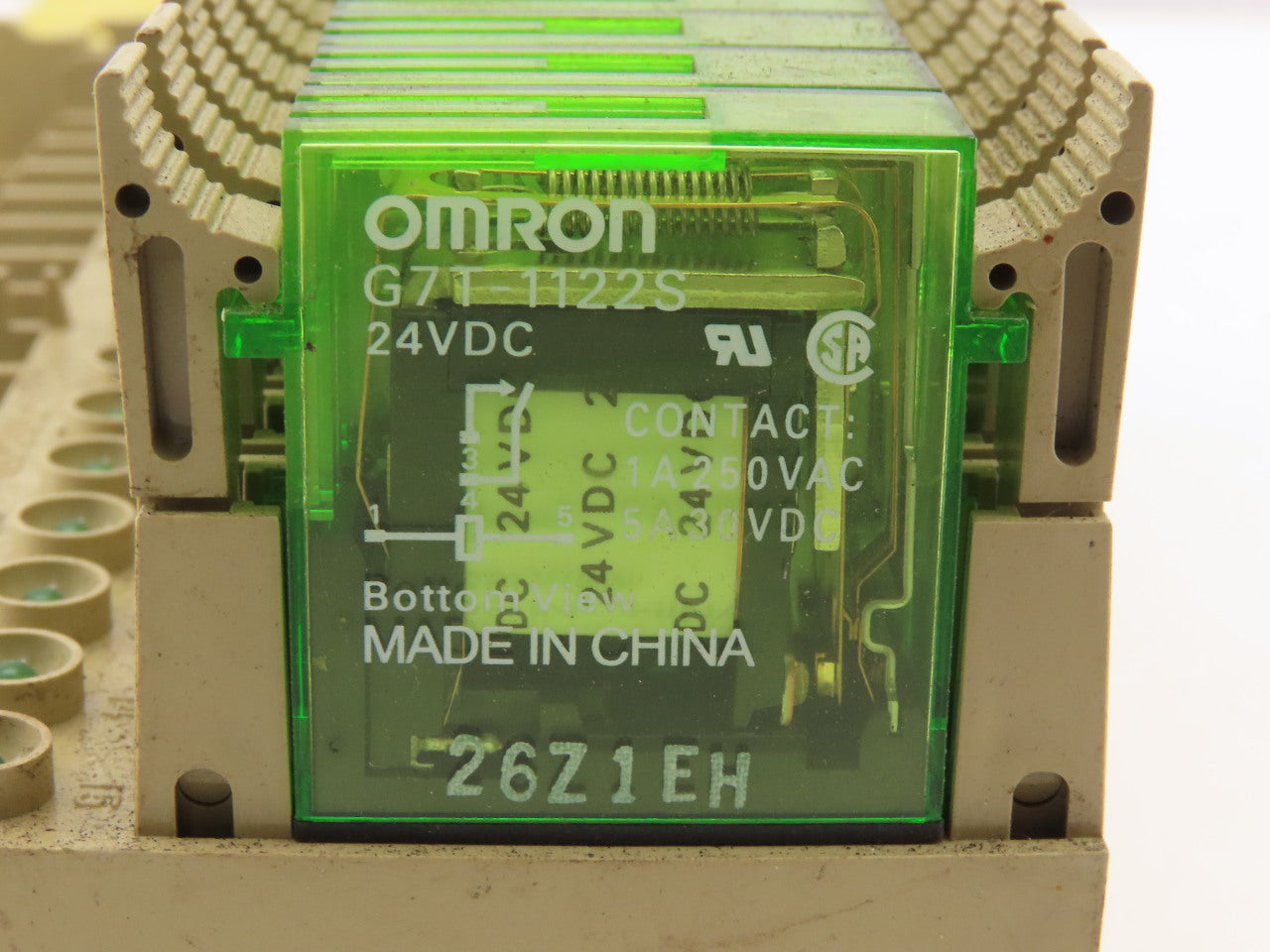 Omron G7TC-ID16 250V MAX Input Relay Module 24VDC Output W/ 15 Relays