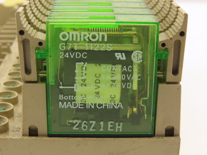 Omron G7TC-ID16 250V MAX Input Relay Module 24VDC Output W/ 15 Relays