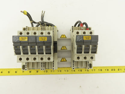 Allen Bradley AES 3x38 8US1 061-5FK08 32A 400/690V 50/60Hz Fuse Holders Bus Bar