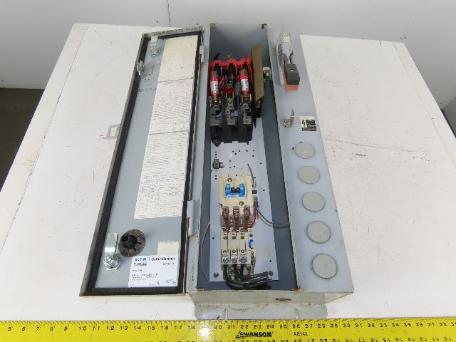 Eaton ECN1628AAD Non Reversing Starter Fused Disconnect 60A 120V Coil