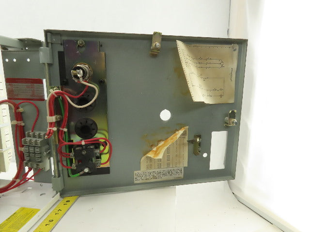 General Electric Type FVNR Model 8000 208V 2Hp 3Ph Size 1 MCC Bucket Starter
