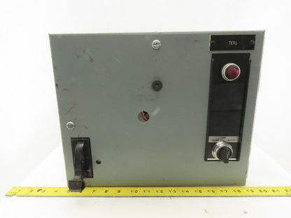 General Electric Type FVNR Model 8000 208V 2Hp 3Ph Size 1 MCC Bucket Starter