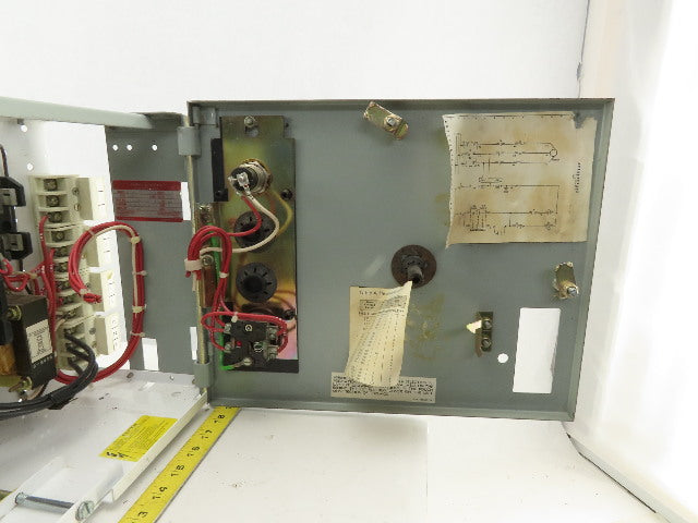 General Electric Type FVNR Model 8000 208V 1/4Hp 3Ph Size 1 MCC Bucket Starter