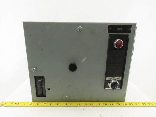 General Electric Type FVNR Model 8000 208V 1/4Hp 3Ph Size 1 MCC Bucket Starter