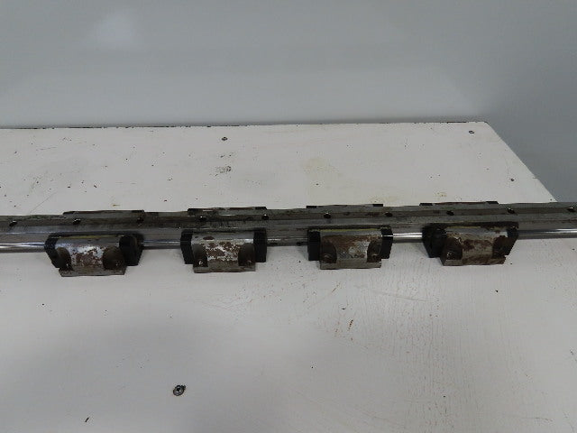 Linear Guide Rail 103-5/8" W/4 Star 35 Bearing Blocks