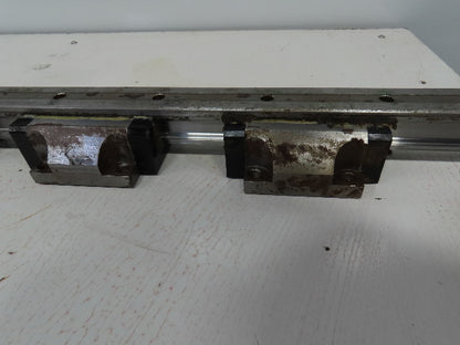 Linear Guide Rail 103-5/8" W/4 Star 35 Bearing Blocks