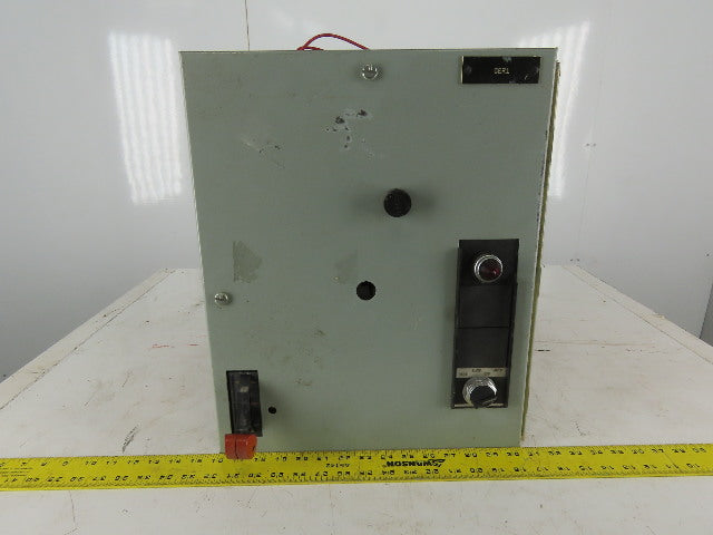 General Electric Type 2S1W Model 8000 208V 1/4Hp 3Ph Size 1 MCC Bucket Starter