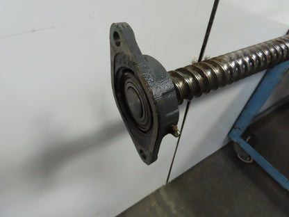 25mm Pitch Multiple Start Ball Screw & Nut Assembly 3050mm OAL 38mm Diam