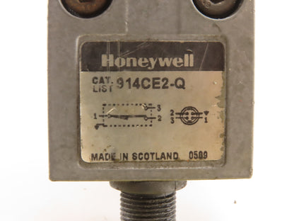 Honeywell 914CE2-Q 250V Roller Plunger Limit Switch SPDT