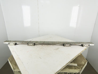 Star 35/90 30mm x 90mm Linear Guide Rail W/ 4 Ball Carriages 1790mm