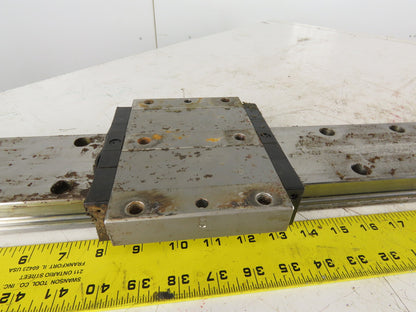 Star 35/90 30mm x 90mm Linear Guide Rail W/ 4 Ball Carriages 1790mm