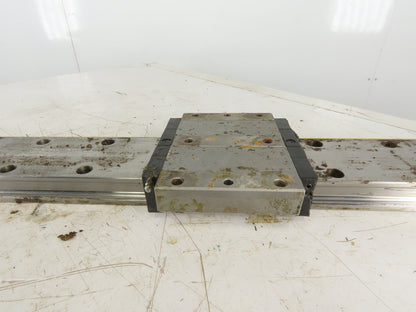 Star 35/90 30mm x 90mm Linear Guide Rail W/ 4 Ball Carriages 1790mm