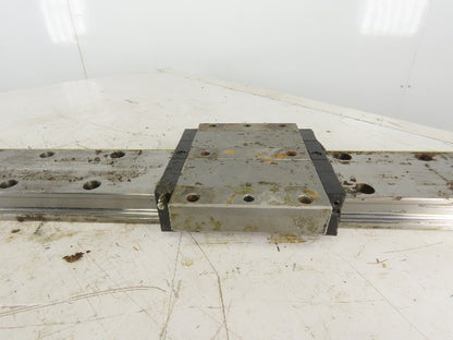 Star 35/90 30mm x 90mm Linear Guide Rail W/ 4 Ball Carriages 1790mm