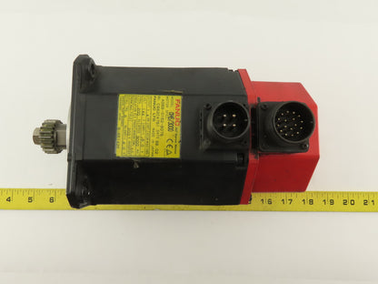 Fanuc A06B-0162-B075 aM6/3000 1.4kW 3000RPM 144VAC 200Hz AC Servo Motor