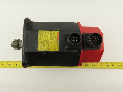Fanuc A06B-0162-B075 aM6/3000 1.4kW 3000RPM 144VAC 200Hz AC Servo Motor