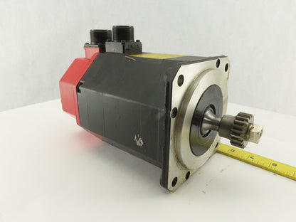 Fanuc A06B-0162-B075 aM6/3000 1.4kW 3000RPM 144VAC 200Hz AC Servo Motor