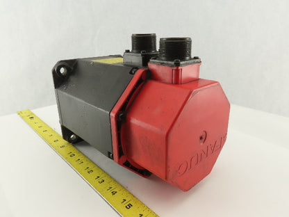 Fanuc A06B-0162-B075 aM6/3000 1.4kW 3000RPM 144VAC 200Hz AC Servo Motor
