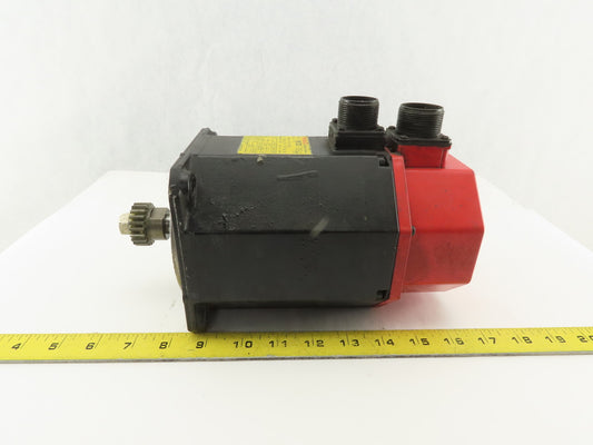 Fanuc A06B-0162-B075 aM6/3000 1.4kW 3000RPM 144VAC 200Hz AC Servo Motor