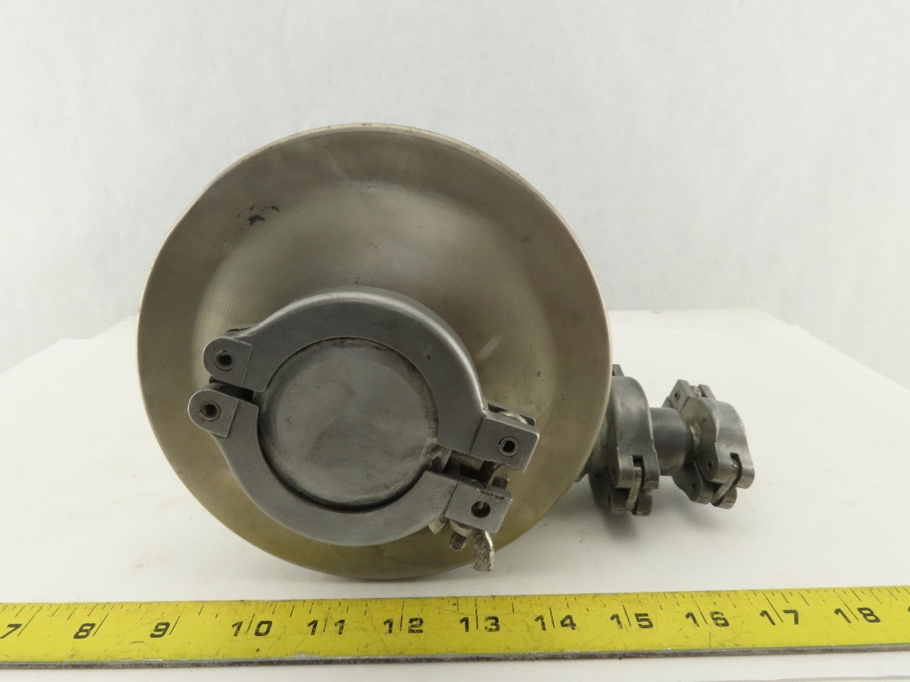 Leybold AS 8-16 Vacuum Pump System Dust Separator Canister 1" x 1/2" Ports
