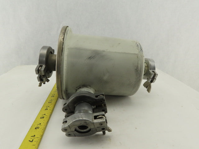 Leybold AS 8-16 Vacuum Pump System Dust Separator Canister 1" x 1/2" Ports