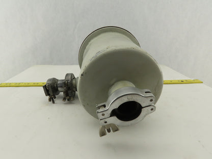 Leybold AS 8-16 Vacuum Pump System Dust Separator Canister 1" x 1/2" Ports