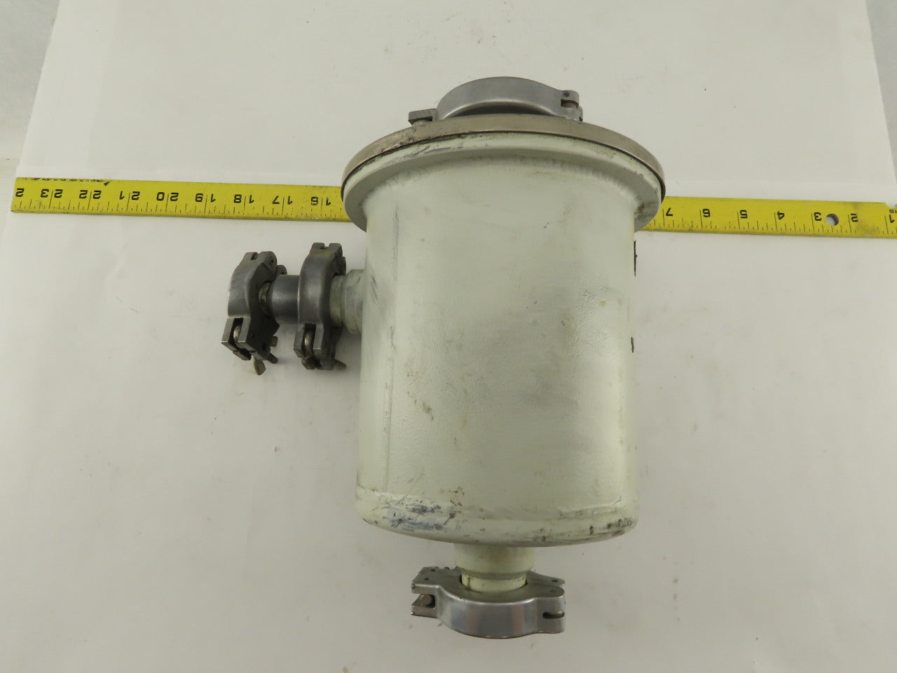 Leybold AS 8-16 Vacuum Pump System Dust Separator Canister 1" x 1/2" Ports