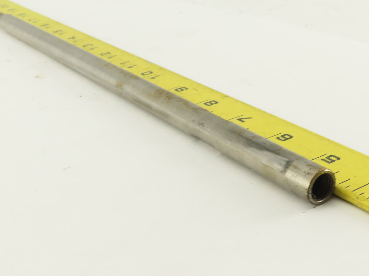 3/8-16 Male x 3/8-24 Female Stainless Threaded Air Cylinder Tie Rod 14-1/2" OAL