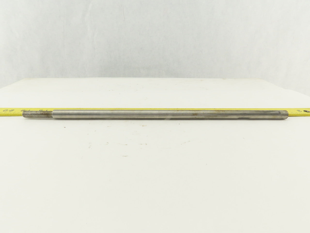 3/8-16 Male x 3/8-24 Female Stainless Threaded Air Cylinder Tie Rod 14-1/2" OAL
