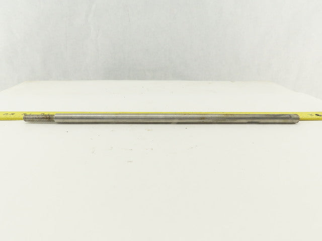 3/8-16 Male x 3/8-24 Female Stainless Threaded Air Cylinder Tie Rod 14-1/2" OAL