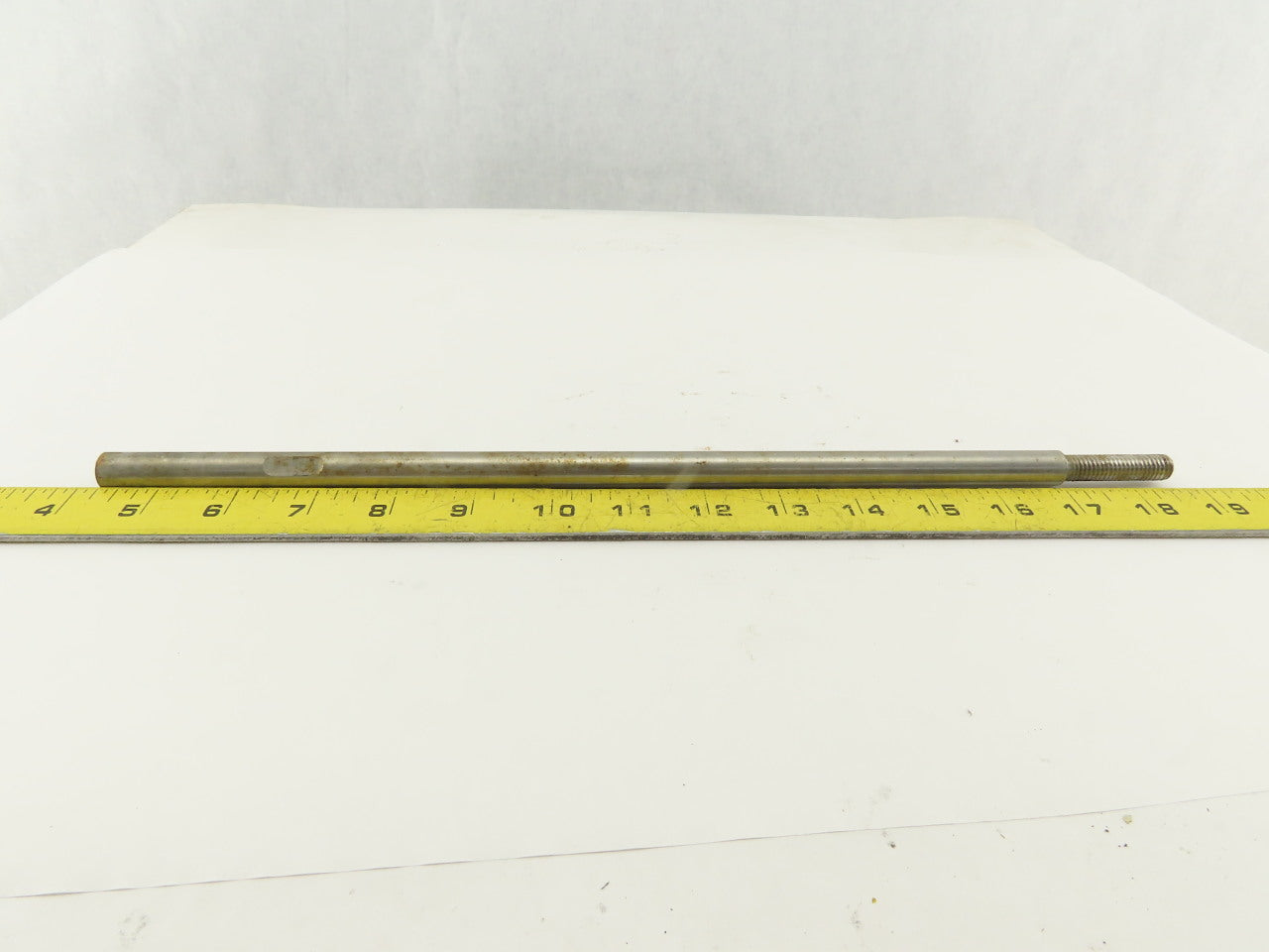 3/8-16 Male x 3/8-24 Female Stainless Threaded Air Cylinder Tie Rod 14-1/2" OAL
