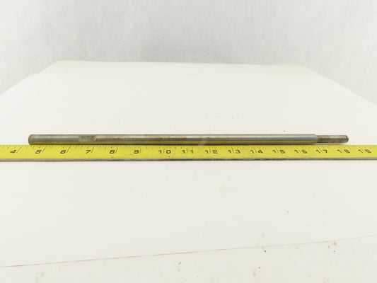 3/8-16 Male x 3/8-24 Female Stainless Threaded Air Cylinder Tie Rod 14-1/2" OAL