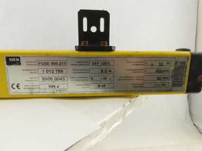 Sick FGSE 900-211 24VDC Safety Light Curtain Receiver Unit