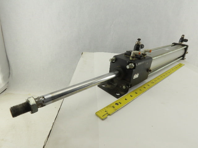 SMC CDLALN63-400-D-X1US 63mm Bore 400mm Stroke Double Acting Rod Lock Cylinder