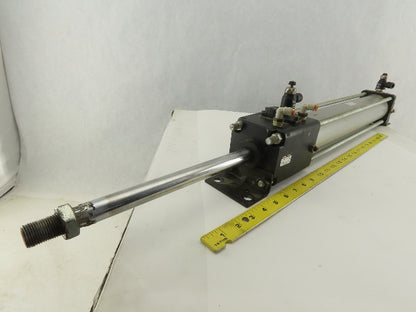 SMC CDLALN63-400-D-X1US 63mm Bore 400mm Stroke Double Acting Rod Lock Cylinder