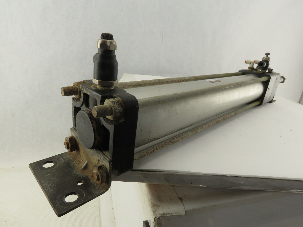 SMC CDLALN63-400-D-X1US 63mm Bore 400mm Stroke Double Acting Rod Lock Cylinder
