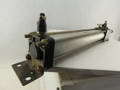 SMC CDLALN63-400-D-X1US 63mm Bore 400mm Stroke Double Acting Rod Lock Cylinder