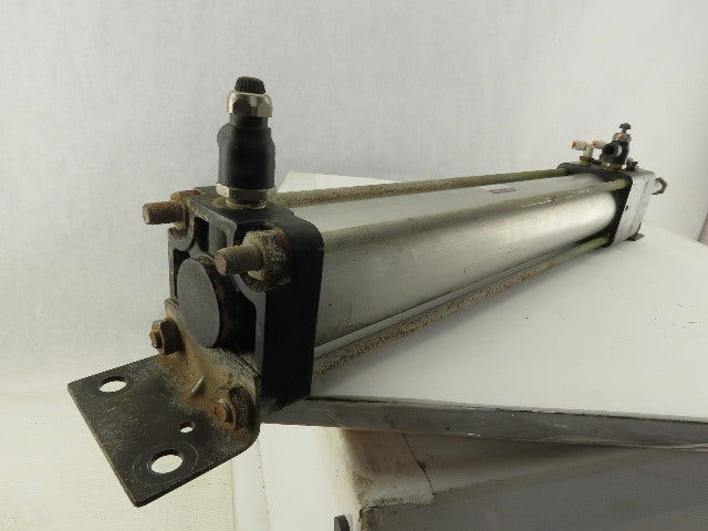 SMC CDLALN63-400-D-X1US 63mm Bore 400mm Stroke Double Acting Rod Lock Cylinder