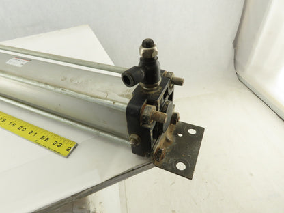 SMC CDLALN63-400-D-X1US 63mm Bore 400mm Stroke Double Acting Rod Lock Cylinder